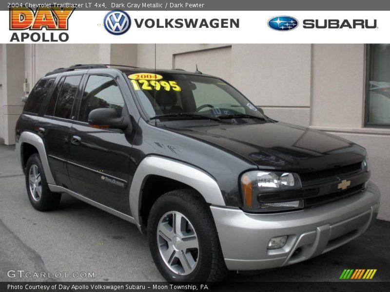 Dark Gray Metallic / Dark Pewter 2004 Chevrolet TrailBlazer LT 4x4