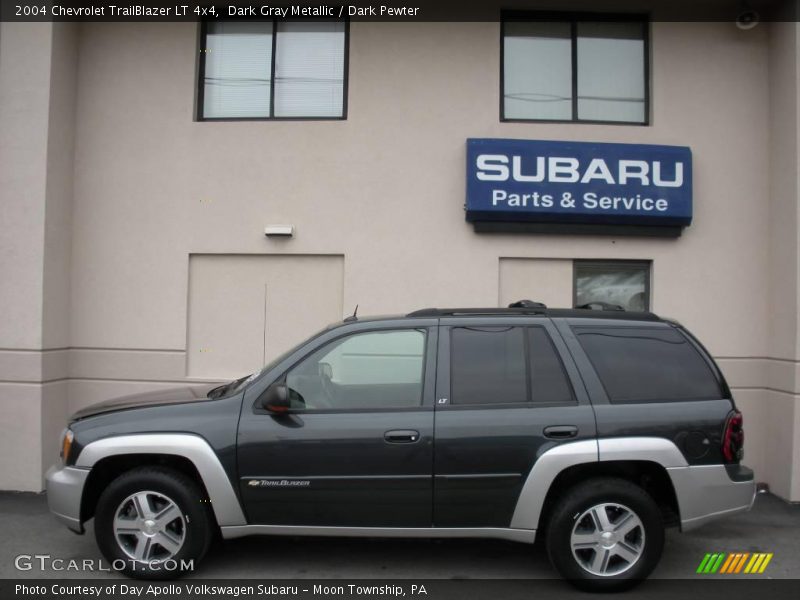 Dark Gray Metallic / Dark Pewter 2004 Chevrolet TrailBlazer LT 4x4