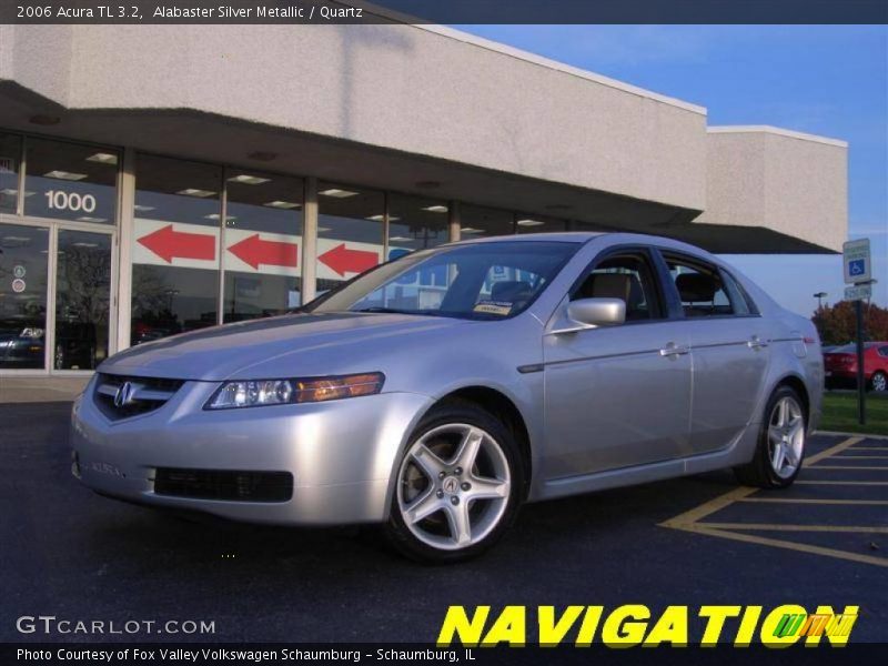 Alabaster Silver Metallic / Quartz 2006 Acura TL 3.2
