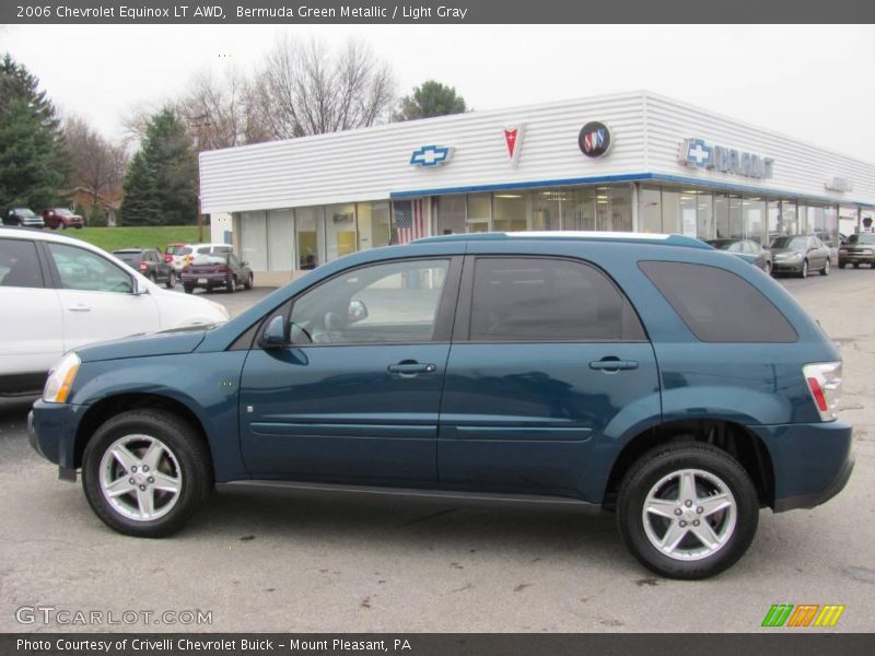 Bermuda Green Metallic / Light Gray 2006 Chevrolet Equinox LT AWD