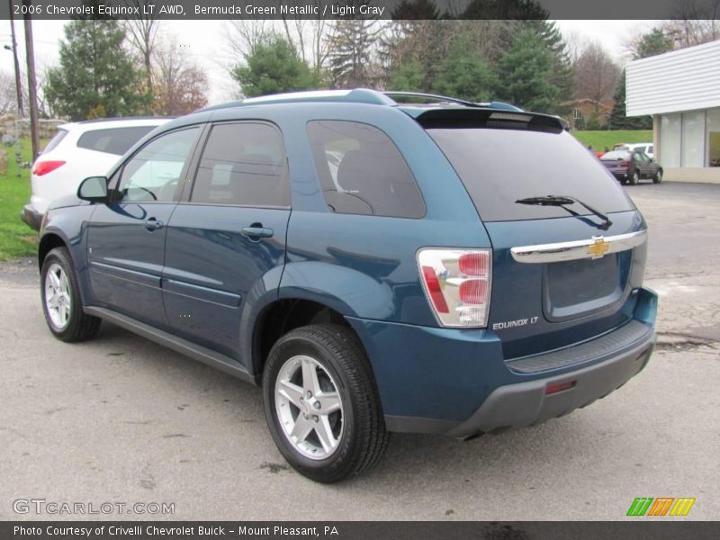 Bermuda Green Metallic / Light Gray 2006 Chevrolet Equinox LT AWD