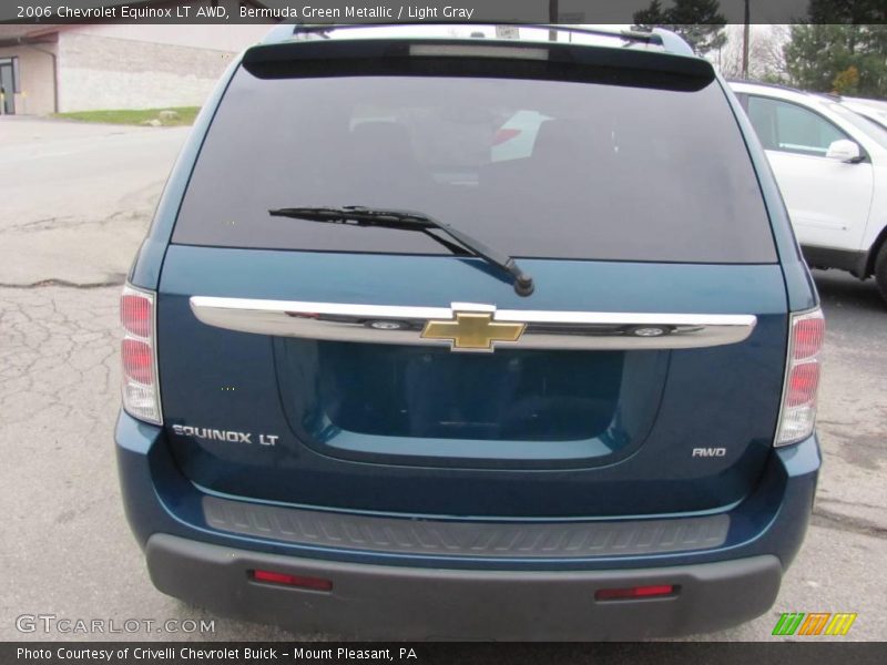 Bermuda Green Metallic / Light Gray 2006 Chevrolet Equinox LT AWD