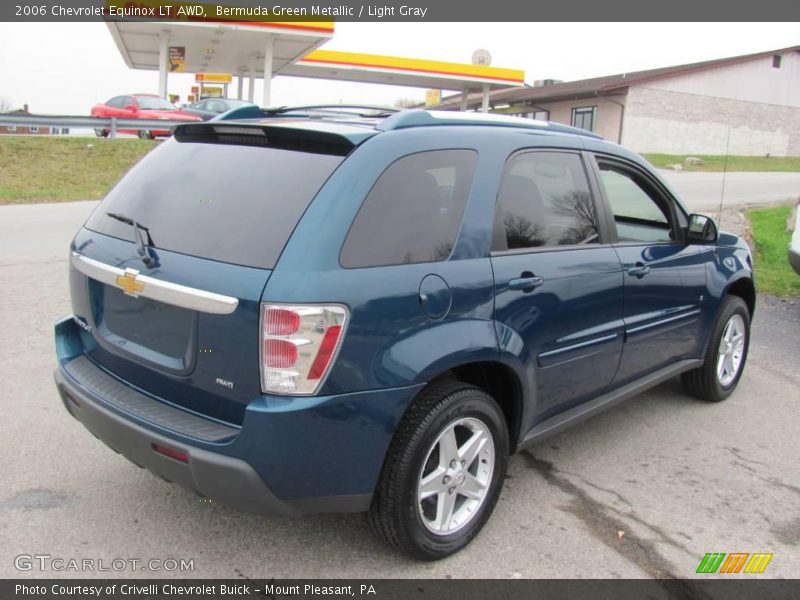 Bermuda Green Metallic / Light Gray 2006 Chevrolet Equinox LT AWD