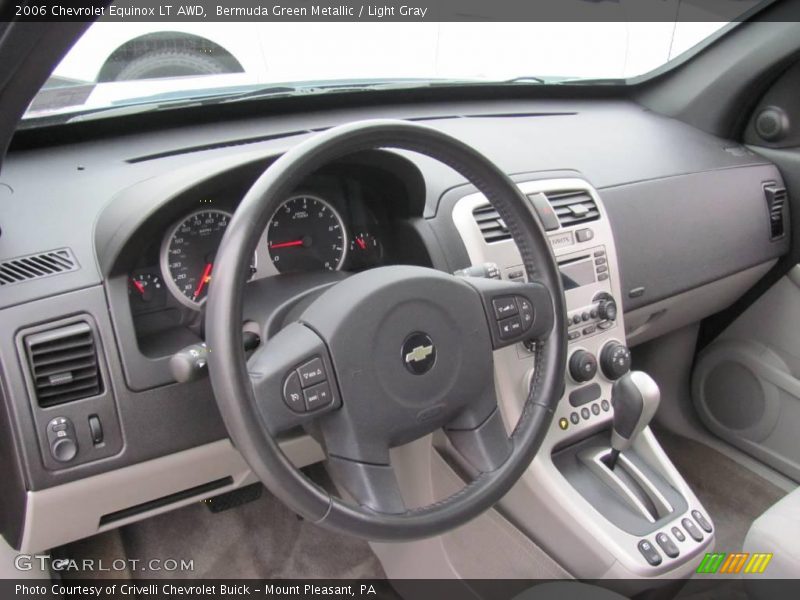 Bermuda Green Metallic / Light Gray 2006 Chevrolet Equinox LT AWD