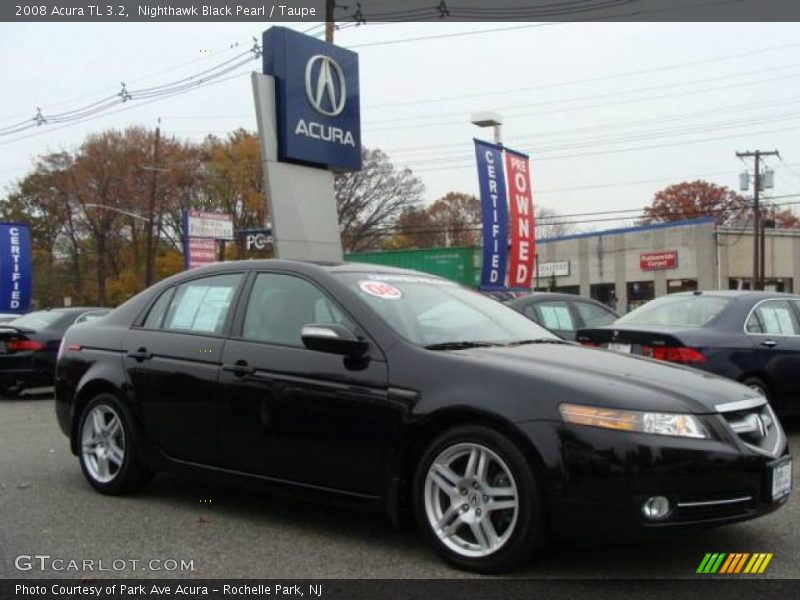 Nighthawk Black Pearl / Taupe 2008 Acura TL 3.2
