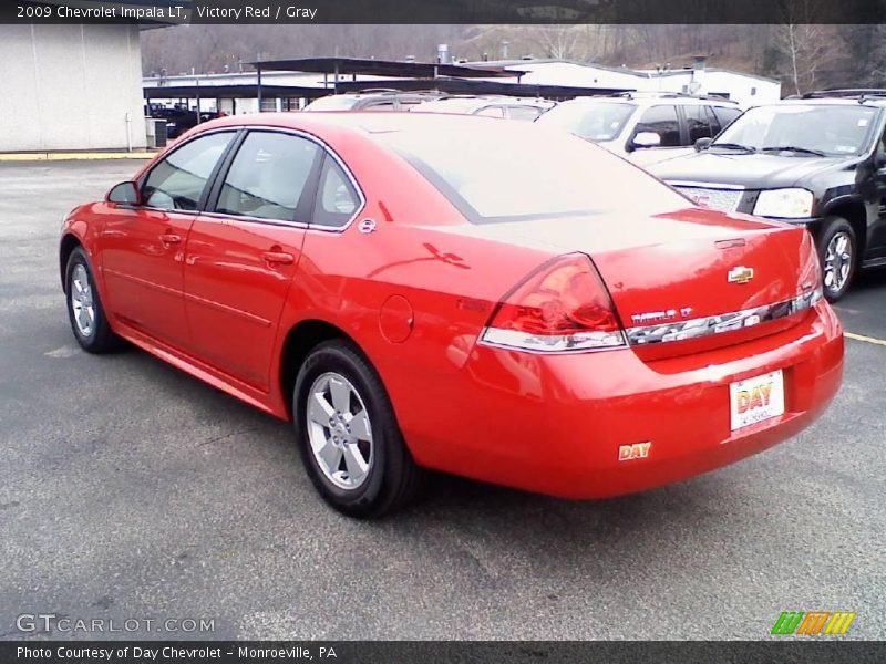 Victory Red / Gray 2009 Chevrolet Impala LT