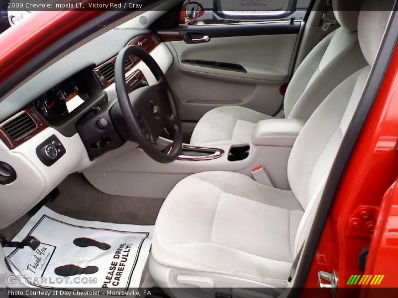 Victory Red / Gray 2009 Chevrolet Impala LT