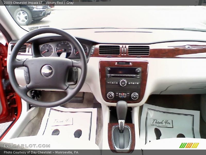Victory Red / Gray 2009 Chevrolet Impala LT