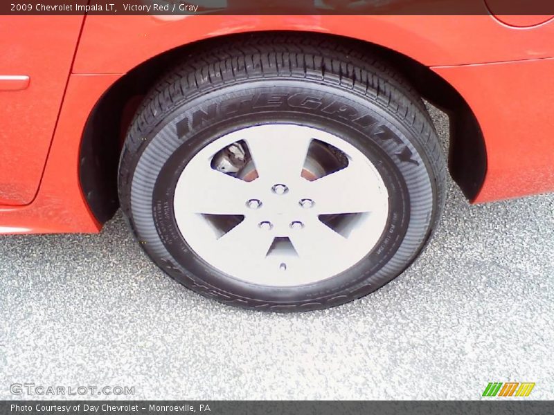 Victory Red / Gray 2009 Chevrolet Impala LT