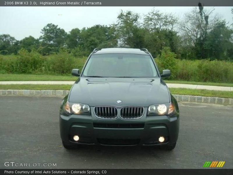 Highland Green Metallic / Terracotta 2006 BMW X3 3.0i
