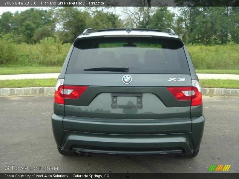 Highland Green Metallic / Terracotta 2006 BMW X3 3.0i