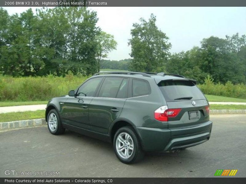 Highland Green Metallic / Terracotta 2006 BMW X3 3.0i