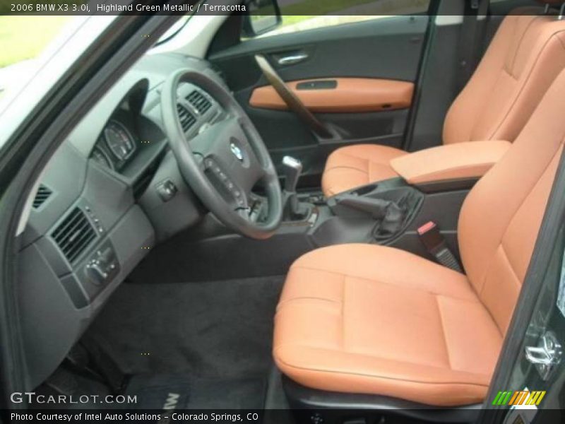 Highland Green Metallic / Terracotta 2006 BMW X3 3.0i