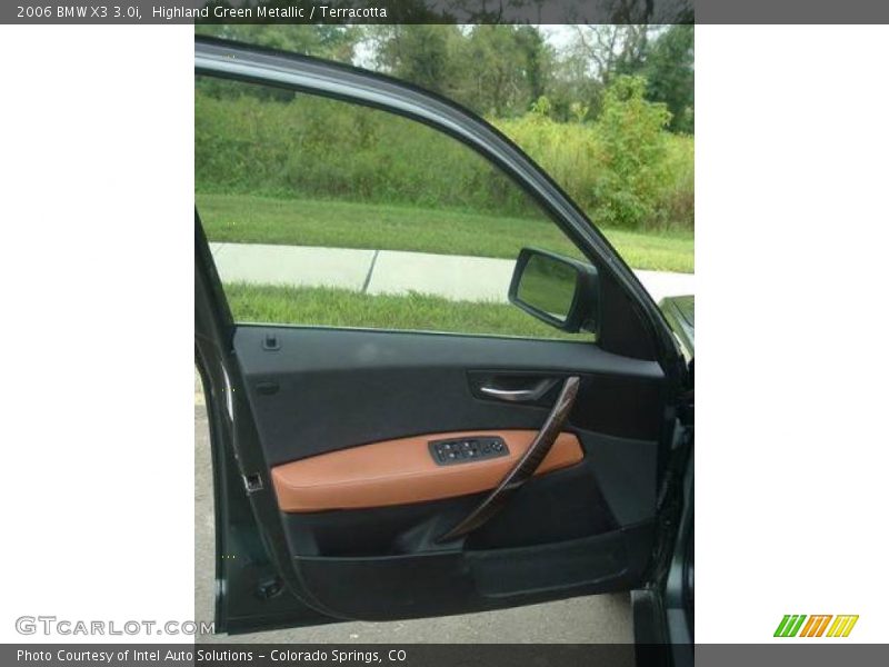 Highland Green Metallic / Terracotta 2006 BMW X3 3.0i