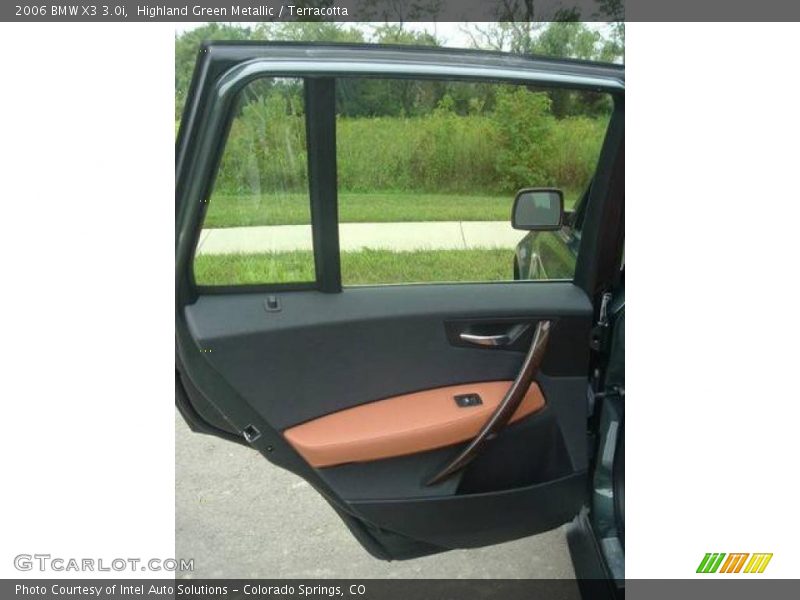 Highland Green Metallic / Terracotta 2006 BMW X3 3.0i