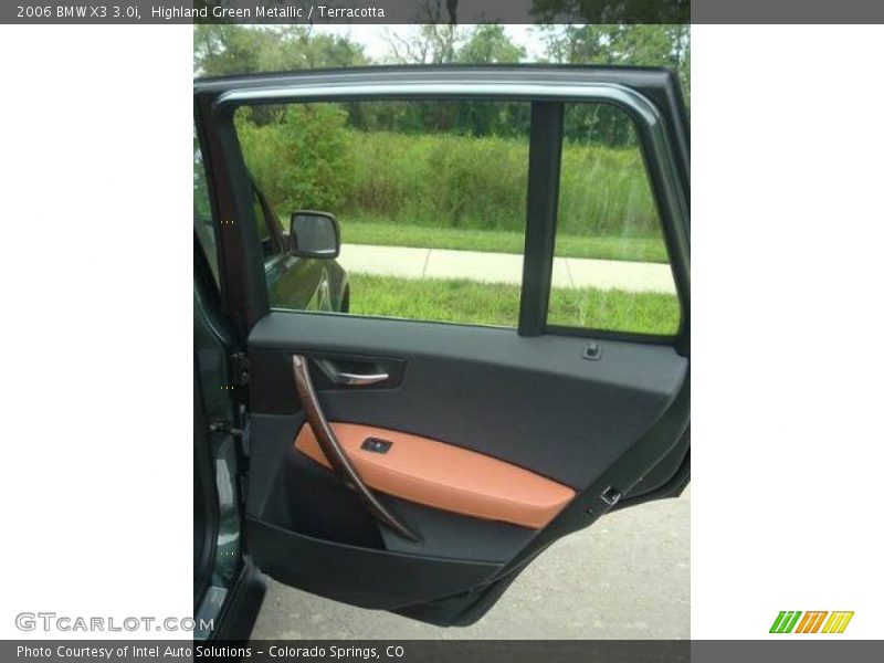 Highland Green Metallic / Terracotta 2006 BMW X3 3.0i