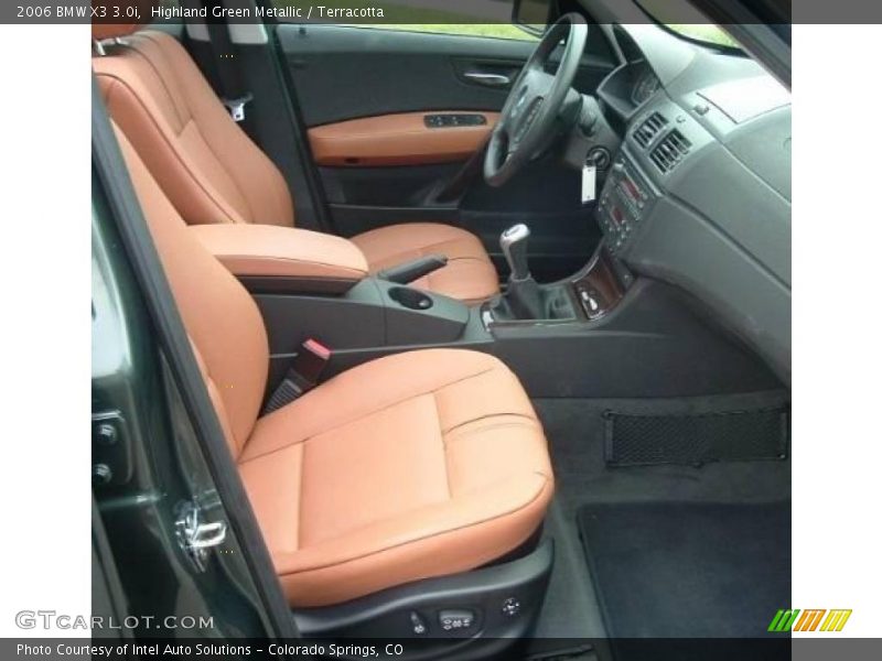 Highland Green Metallic / Terracotta 2006 BMW X3 3.0i