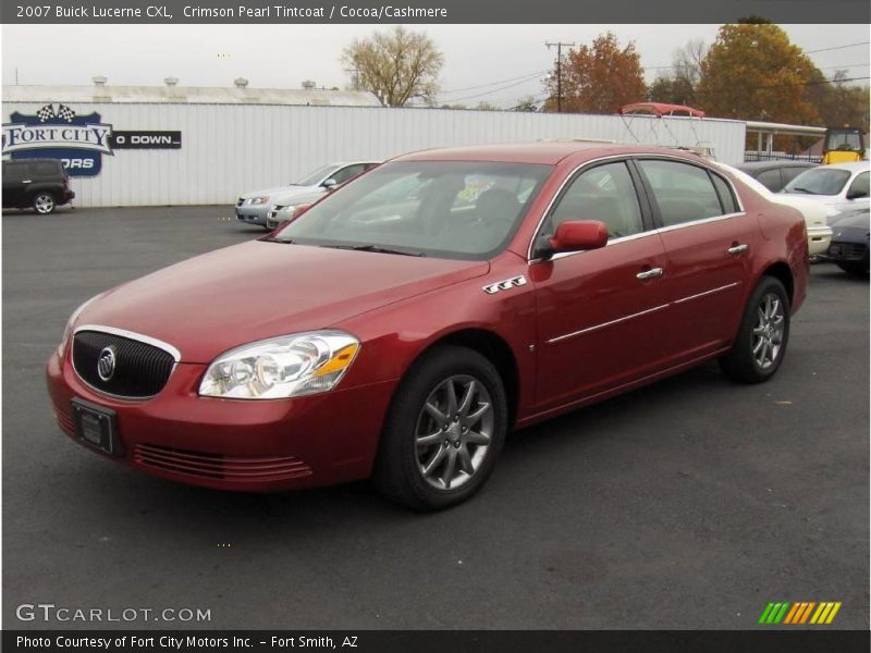 Crimson Pearl Tintcoat / Cocoa/Cashmere 2007 Buick Lucerne CXL