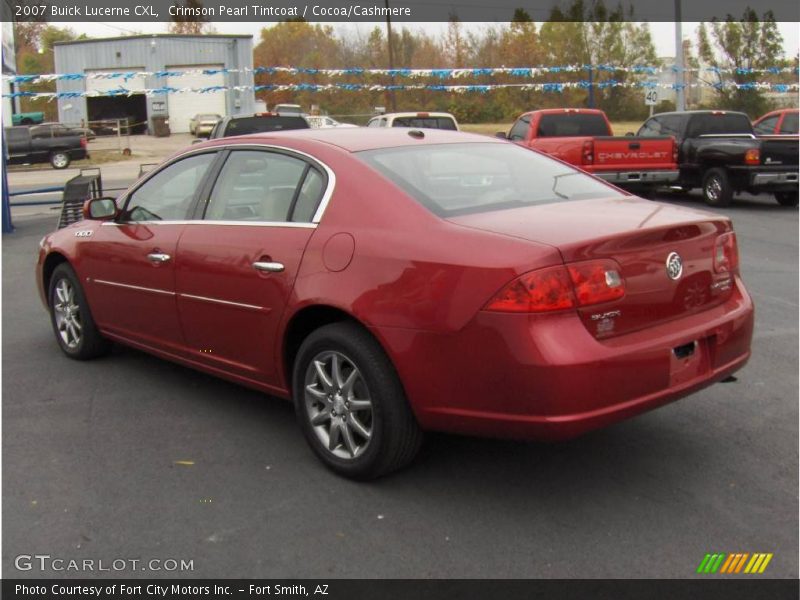 Crimson Pearl Tintcoat / Cocoa/Cashmere 2007 Buick Lucerne CXL