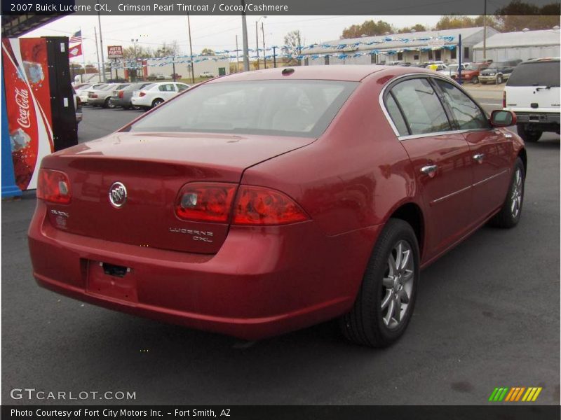 Crimson Pearl Tintcoat / Cocoa/Cashmere 2007 Buick Lucerne CXL