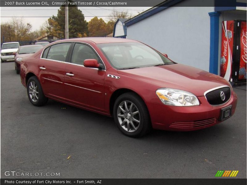 Crimson Pearl Tintcoat / Cocoa/Cashmere 2007 Buick Lucerne CXL