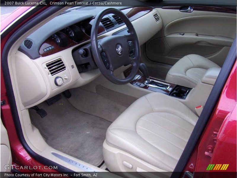 Crimson Pearl Tintcoat / Cocoa/Cashmere 2007 Buick Lucerne CXL