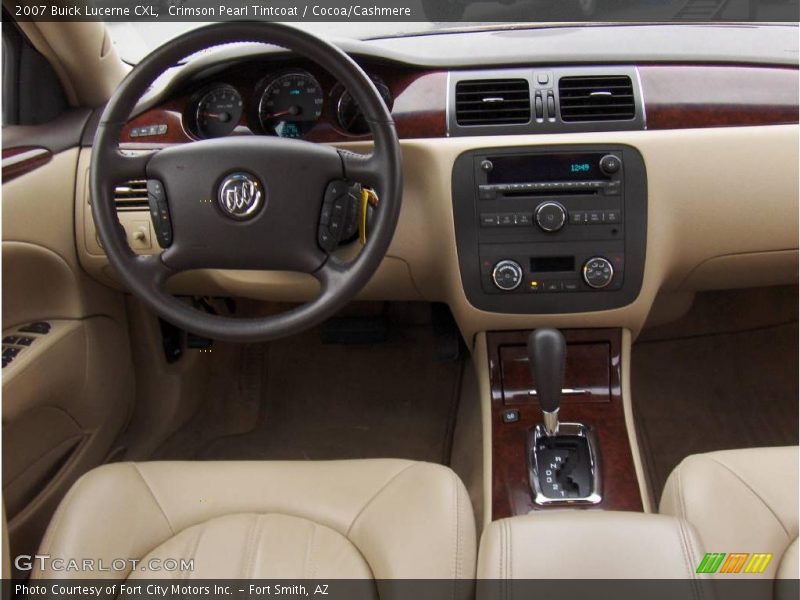 Crimson Pearl Tintcoat / Cocoa/Cashmere 2007 Buick Lucerne CXL