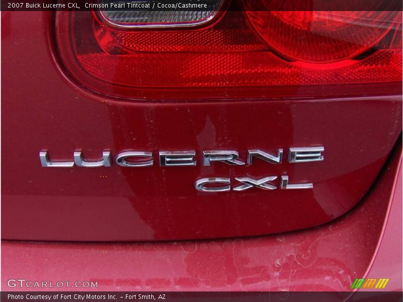 Crimson Pearl Tintcoat / Cocoa/Cashmere 2007 Buick Lucerne CXL