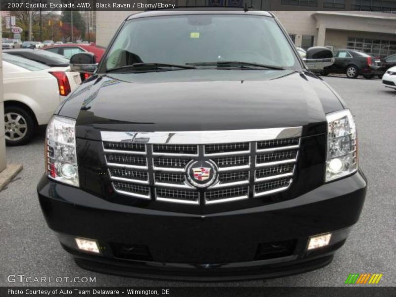 Black Raven / Ebony/Ebony 2007 Cadillac Escalade AWD