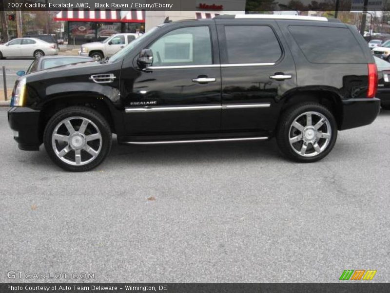 Black Raven / Ebony/Ebony 2007 Cadillac Escalade AWD