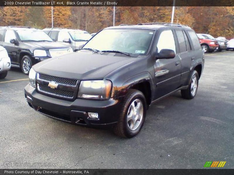 Black Granite Metallic / Ebony 2009 Chevrolet TrailBlazer LT 4x4
