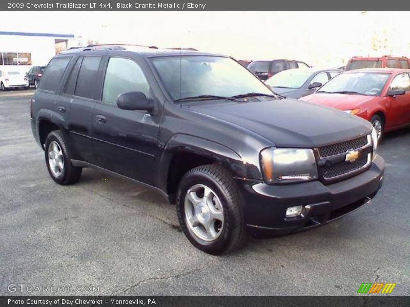 Black Granite Metallic / Ebony 2009 Chevrolet TrailBlazer LT 4x4