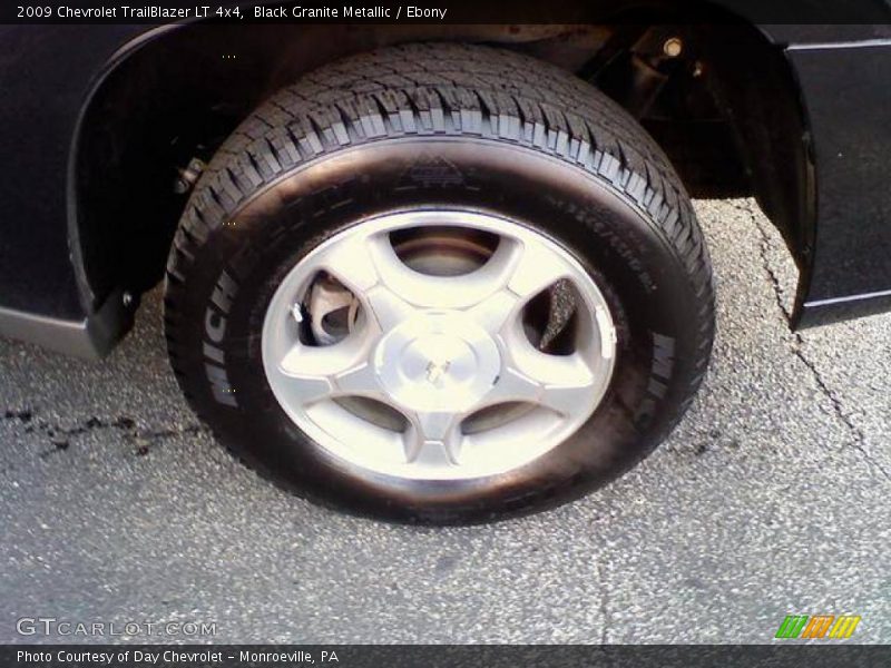 Black Granite Metallic / Ebony 2009 Chevrolet TrailBlazer LT 4x4
