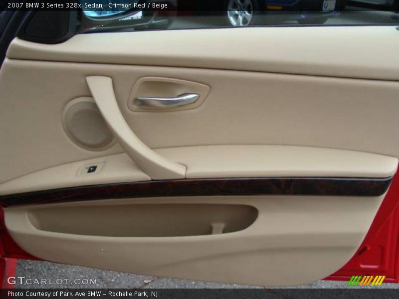 Crimson Red / Beige 2007 BMW 3 Series 328xi Sedan