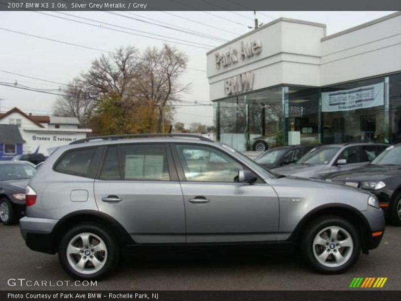 Silver Grey Metallic / Grey 2007 BMW X3 3.0si