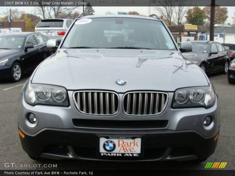 Silver Grey Metallic / Grey 2007 BMW X3 3.0si