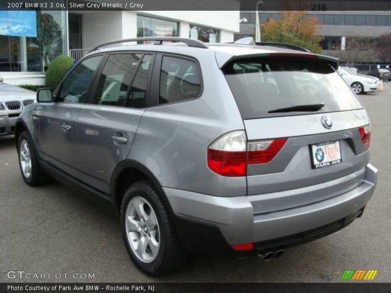 Silver Grey Metallic / Grey 2007 BMW X3 3.0si