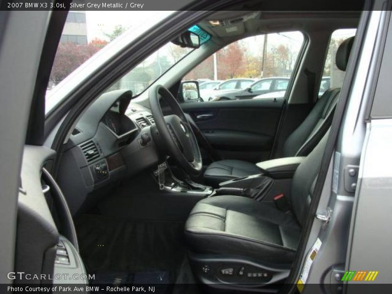 Silver Grey Metallic / Grey 2007 BMW X3 3.0si
