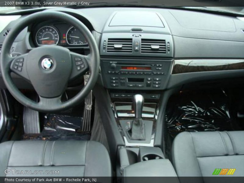 Silver Grey Metallic / Grey 2007 BMW X3 3.0si