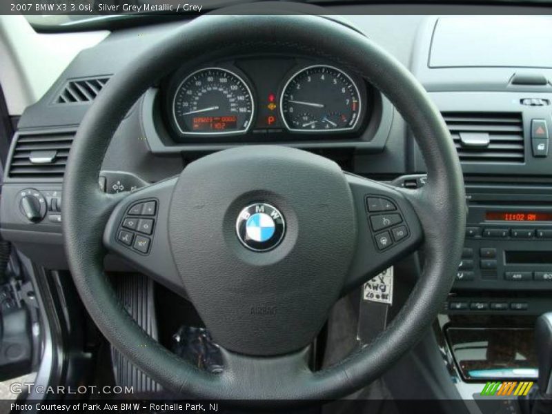 Silver Grey Metallic / Grey 2007 BMW X3 3.0si