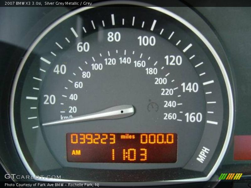Silver Grey Metallic / Grey 2007 BMW X3 3.0si