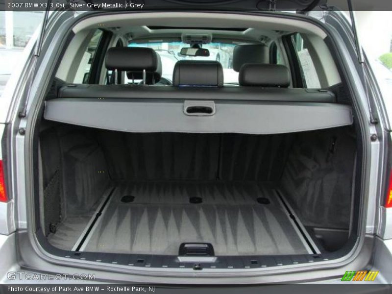 Silver Grey Metallic / Grey 2007 BMW X3 3.0si