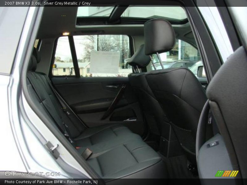 Silver Grey Metallic / Grey 2007 BMW X3 3.0si