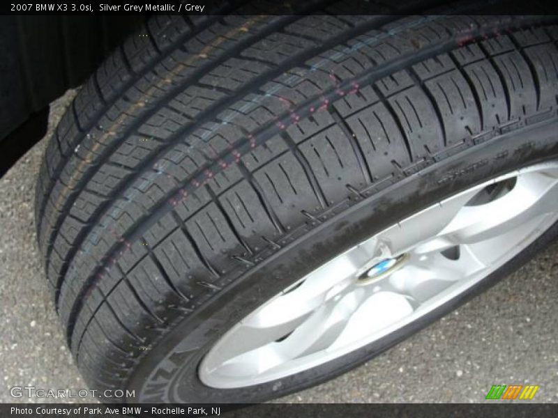 Silver Grey Metallic / Grey 2007 BMW X3 3.0si