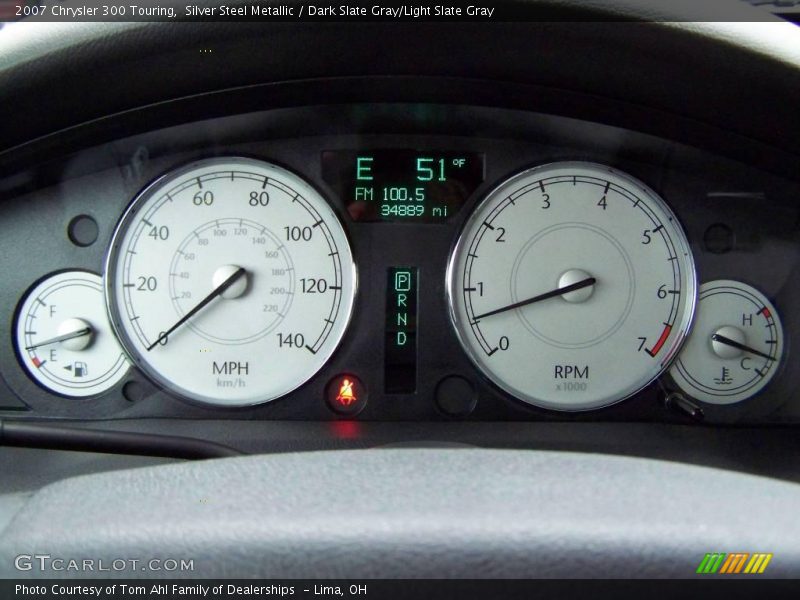 Silver Steel Metallic / Dark Slate Gray/Light Slate Gray 2007 Chrysler 300 Touring