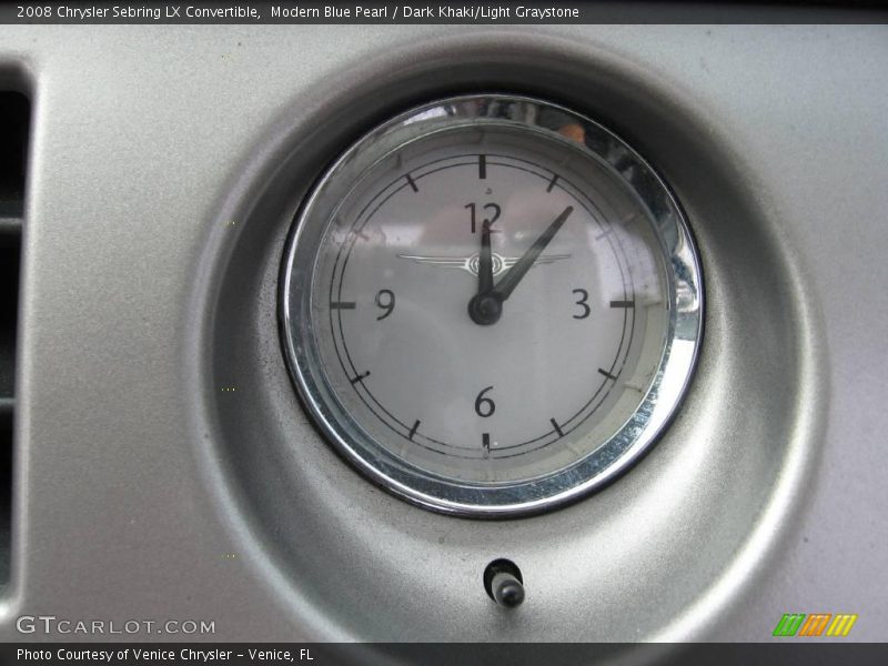 Modern Blue Pearl / Dark Khaki/Light Graystone 2008 Chrysler Sebring LX Convertible