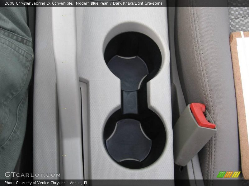 Modern Blue Pearl / Dark Khaki/Light Graystone 2008 Chrysler Sebring LX Convertible