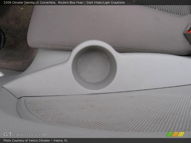 Modern Blue Pearl / Dark Khaki/Light Graystone 2008 Chrysler Sebring LX Convertible