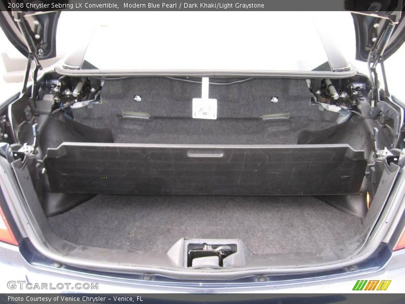 Modern Blue Pearl / Dark Khaki/Light Graystone 2008 Chrysler Sebring LX Convertible