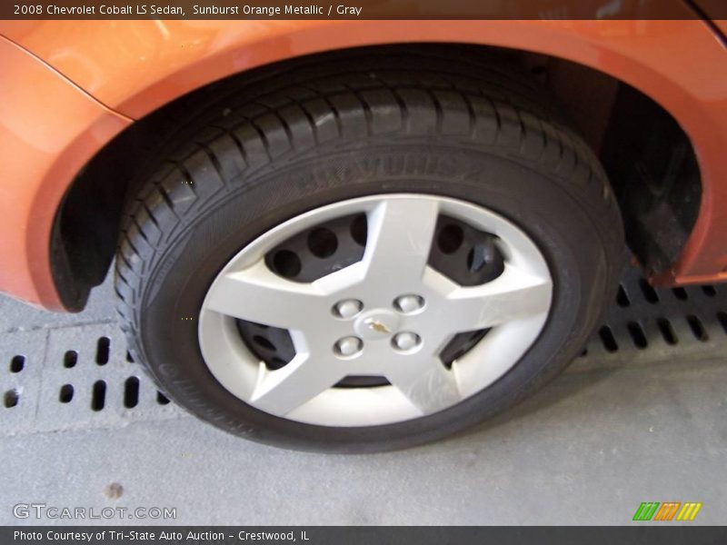 Sunburst Orange Metallic / Gray 2008 Chevrolet Cobalt LS Sedan